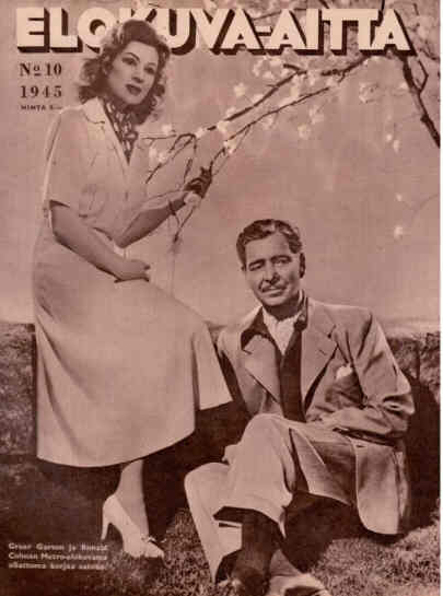 ELOKUVA-AITTA magazine side cover Issue 10  1945