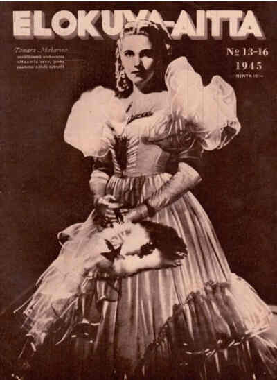 ELOKUVA-AITTA magazine side cover Issue 13-16  1945