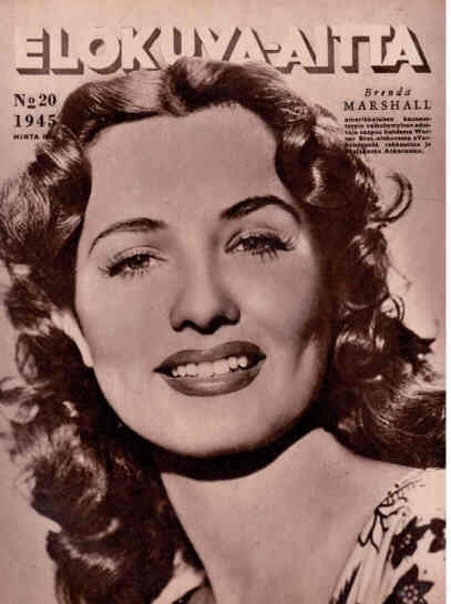 ELOKUVA-AITTA magazine side cover Issue 20  1945