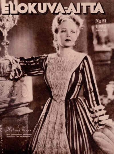 ELOKUVA-AITTA magazine side cover Issue 21  1945