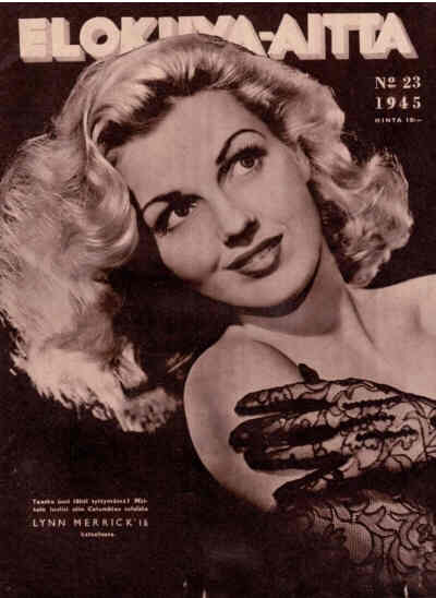 ELOKUVA-AITTA magazine side cover Issue 23  1945