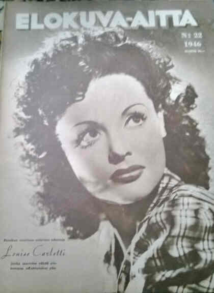 ELOKUVA-AITTA magazine side cover Issue 22  1946