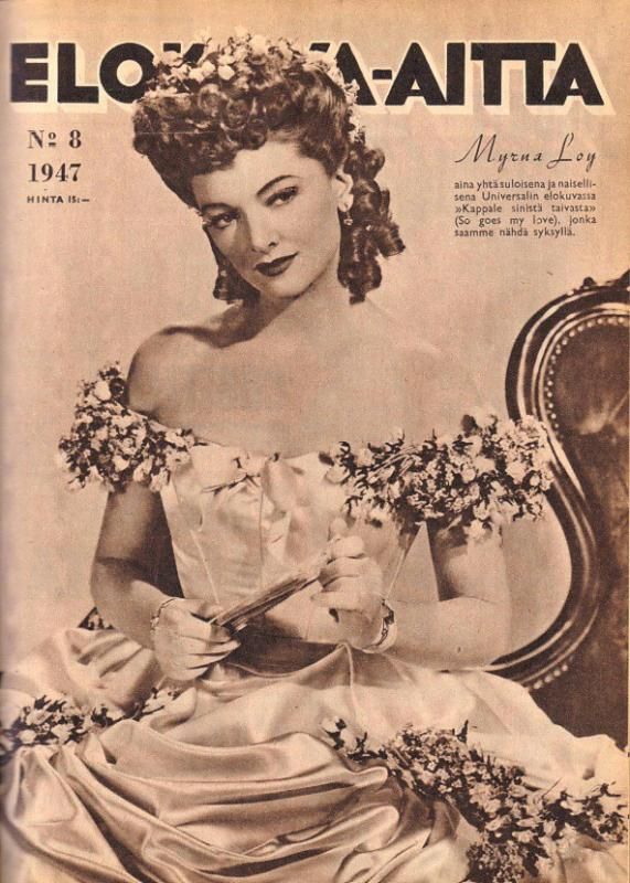 ELOKUVA-AITTA magazine side cover Issue 8  1947