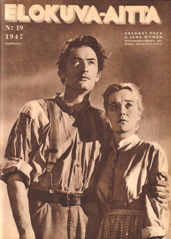 ELOKUVA-AITTA magazine side cover Issue 19  1947