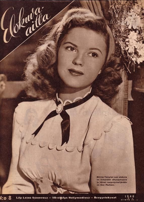 ELOKUVA-AITTA magazine side cover Issue 8  1948