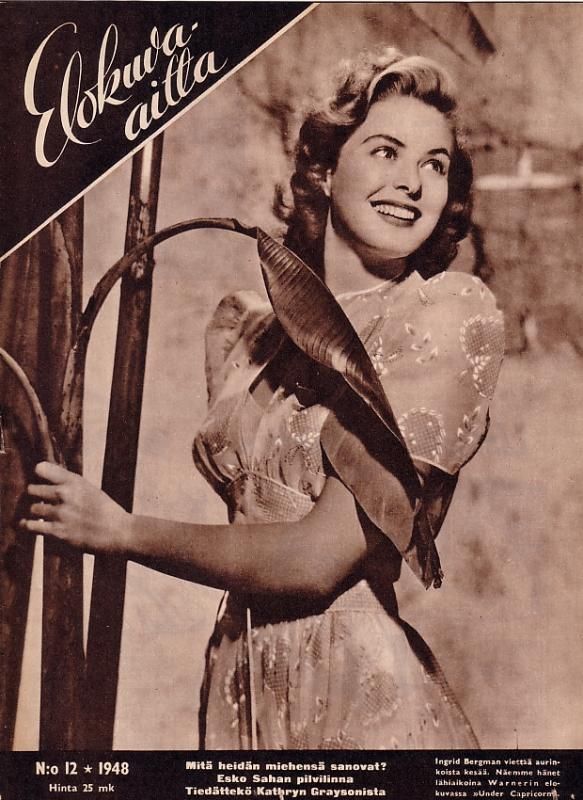 ELOKUVA-AITTA magazine side cover Issue 12  1948