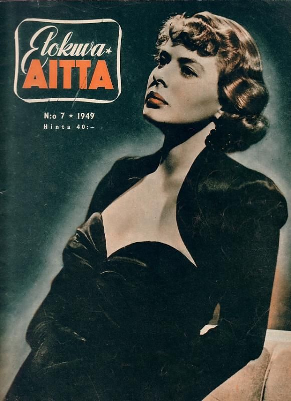 ELOKUVA-AITTA magazine side cover Issue 7  1949