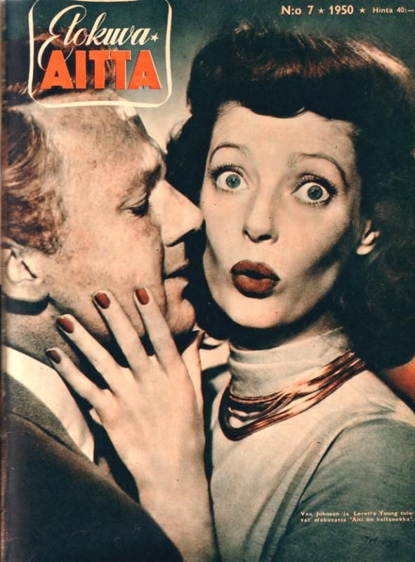 ELOKUVA-AITTA magazine side cover Issue 7  1950