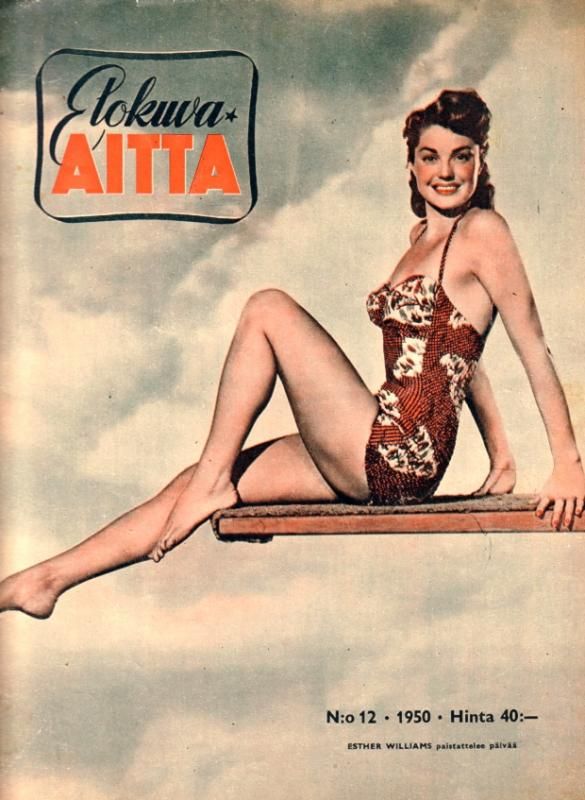 ELOKUVA-AITTA magazine side cover Issue 12  1950