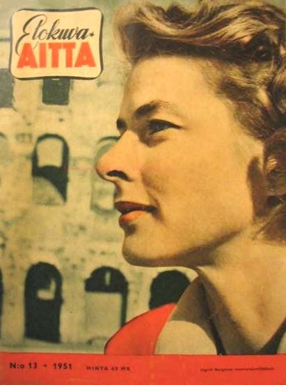 ELOKUVA-AITTA magazine side cover Issue 13  1951