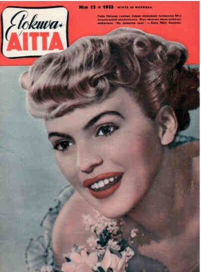 ELOKUVA-AITTA magazine side cover Issue 13  1953
