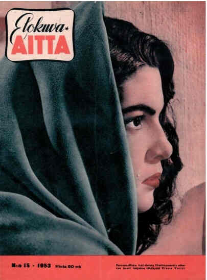ELOKUVA-AITTA magazine side cover Issue 15  1953