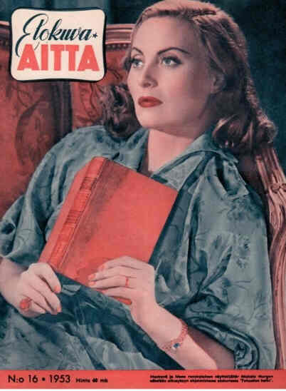 ELOKUVA-AITTA magazine side cover Issue 16  1953