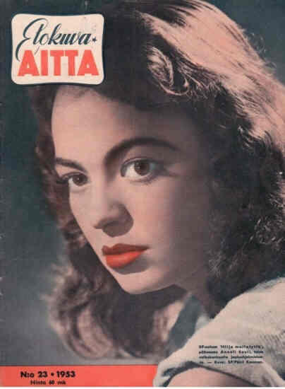 ELOKUVA-AITTA magazine side cover Issue 23  1953