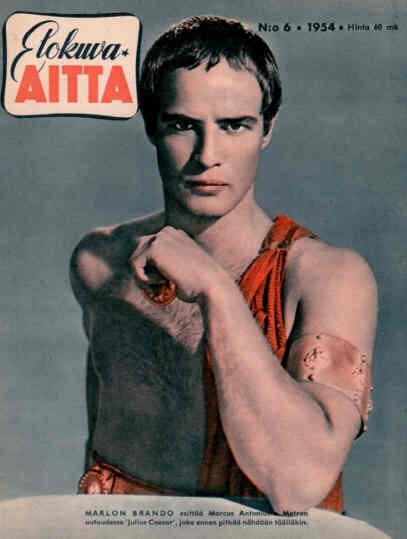 ELOKUVA-AITTA magazine side cover Issue 6  1954