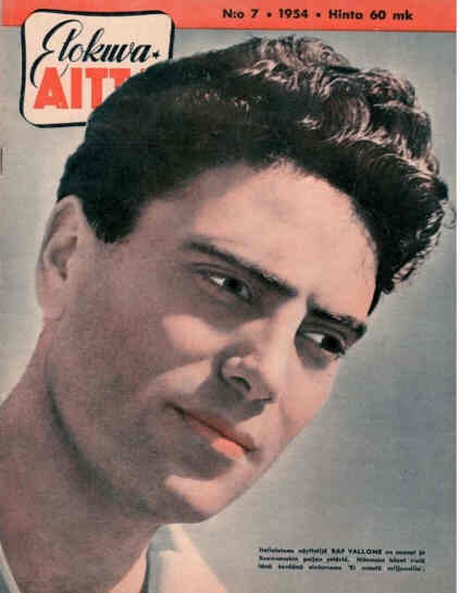 ELOKUVA-AITTA magazine side cover Issue 7  1954