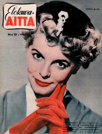 ELOKUVA-AITTA magazine side cover Issue 10  1954