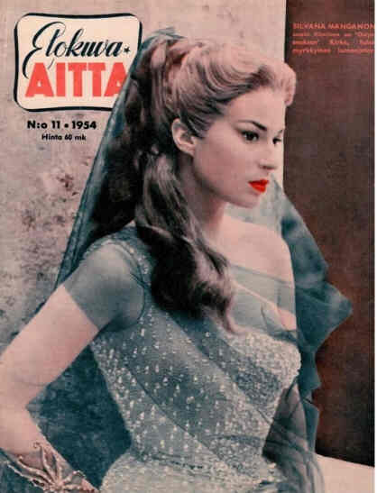 ELOKUVA-AITTA magazine side cover Issue 11  1954