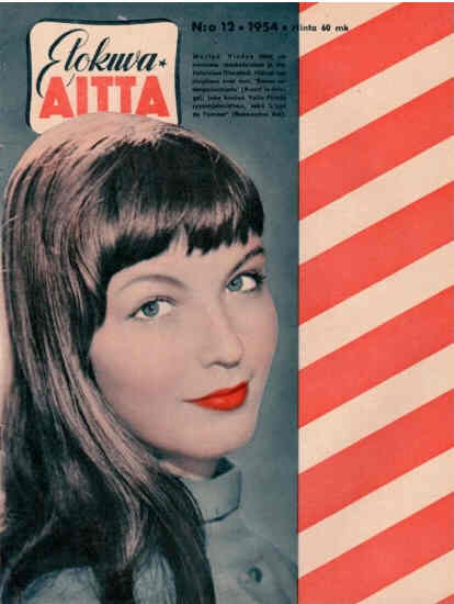 ELOKUVA-AITTA magazine side cover Issue 12  1954