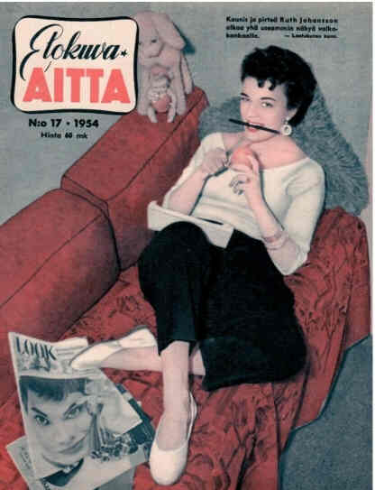 ELOKUVA-AITTA magazine side cover Issue 17  1954