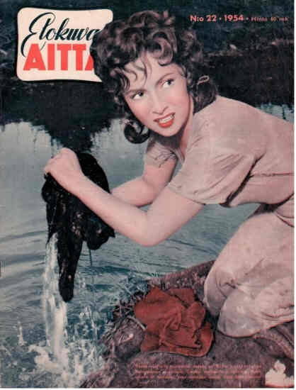 ELOKUVA-AITTA magazine side cover Issue 22  1954
