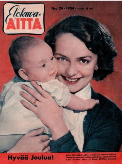 ELOKUVA-AITTA magazine side cover Issue 24  1954