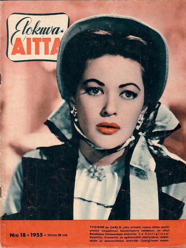 ELOKUVA-AITTA magazine side cover Issue 18  1955