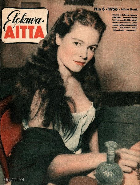 ELOKUVA-AITTA magazine side cover Issue 3  1956