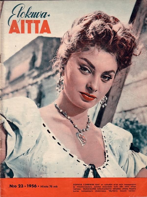 ELOKUVA-AITTA magazine side cover Issue 23  1956