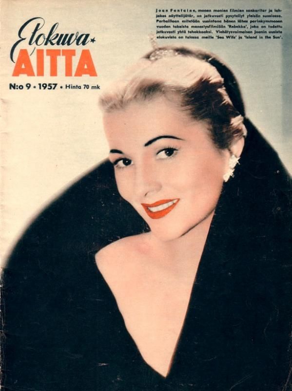 ELOKUVA-AITTA magazine side cover Issue 9  1957