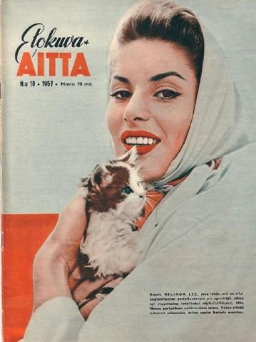 ELOKUVA-AITTA magazine side cover Issue 10  1957