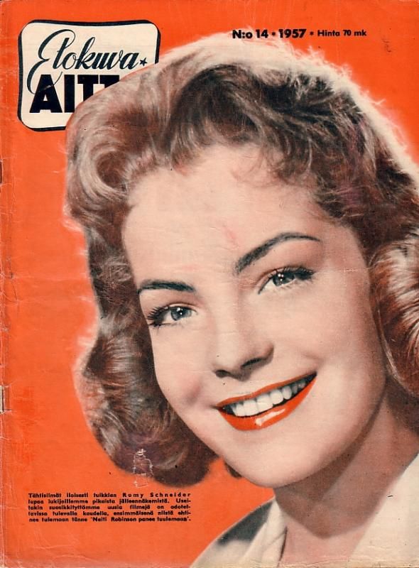 ELOKUVA-AITTA magazine side cover Issue 14  1957
