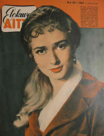 ELOKUVA-AITTA magazine side cover Issue 22  1957