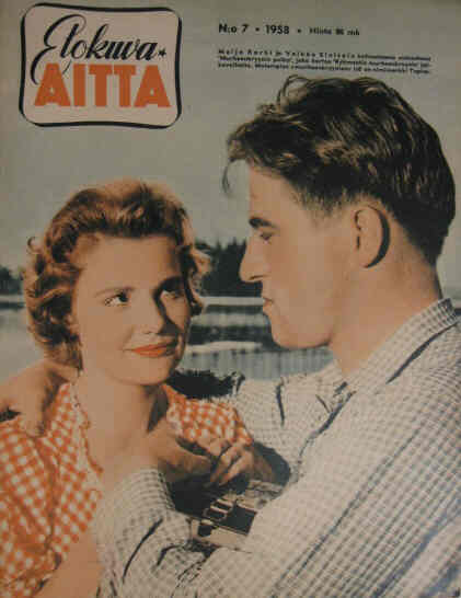 ELOKUVA-AITTA magazine side cover Issue 7  1958