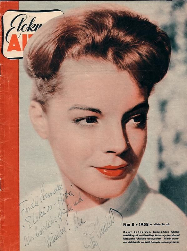 ELOKUVA-AITTA magazine side cover Issue 8  1958