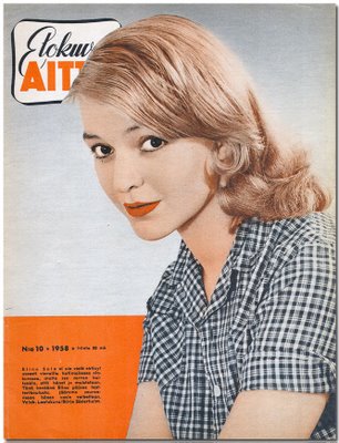 ELOKUVA-AITTA magazine side cover Issue 10  1958
