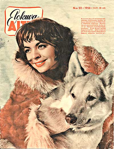 ELOKUVA-AITTA magazine side cover Issue 22  1958