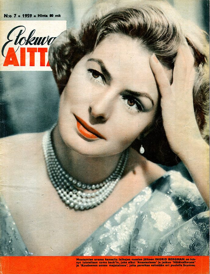 ELOKUVA-AITTA magazine side cover Issue 7  1959