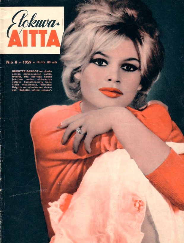 ELOKUVA-AITTA magazine side cover Issue 8  1959