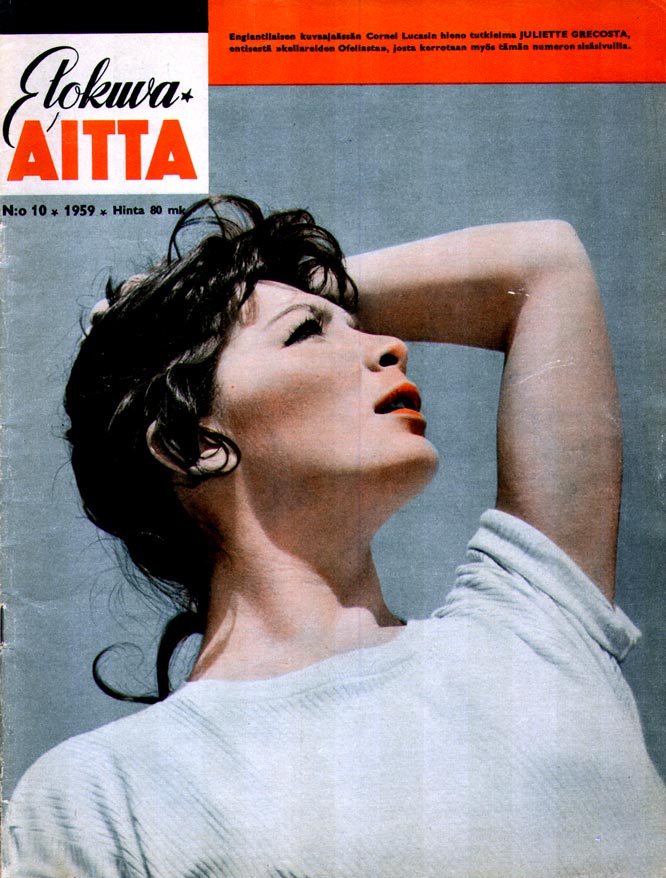 ELOKUVA-AITTA magazine side cover Issue 10  1959