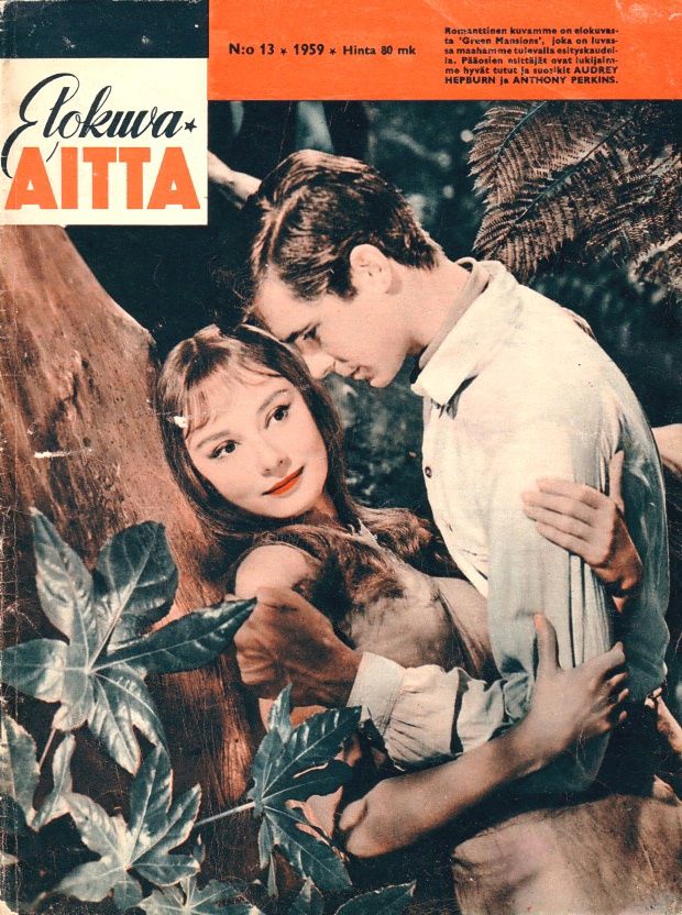 ELOKUVA-AITTA magazine side cover Issue 13  1959