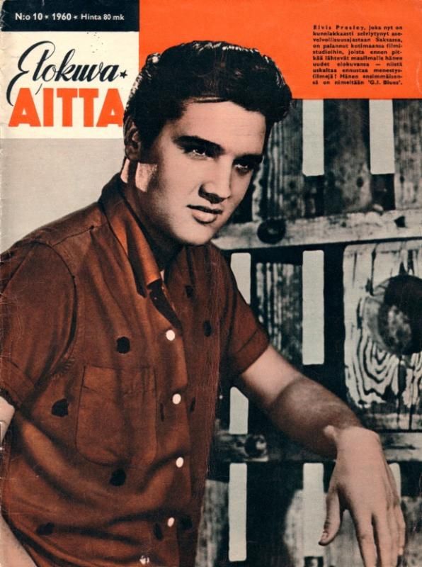 ELOKUVA-AITTA magazine side cover Issue 10  1960