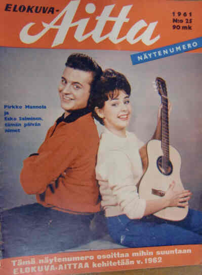 ELOKUVA-AITTA magazine side cover Issue 25  1961