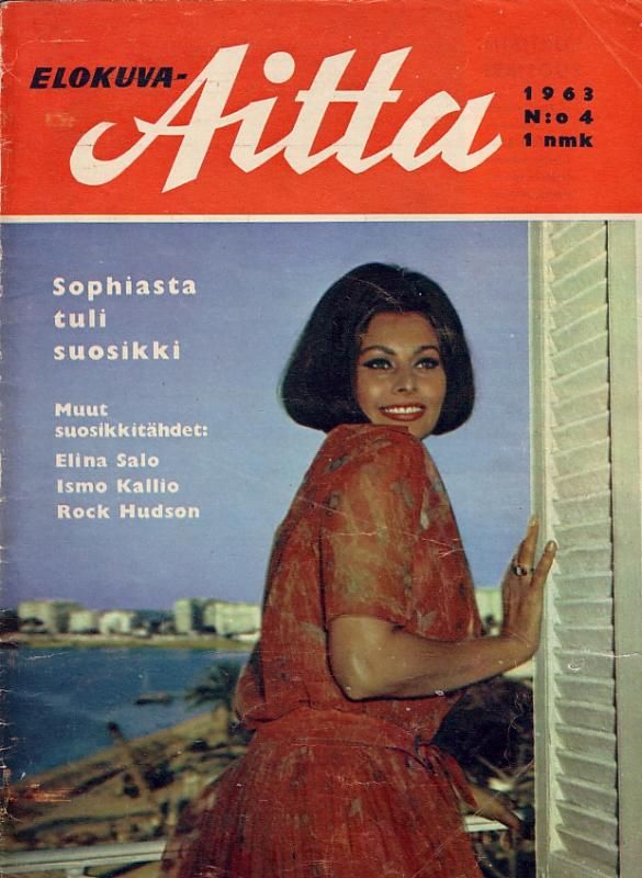 ELOKUVA-AITTA magazine side cover Issue 4  1963