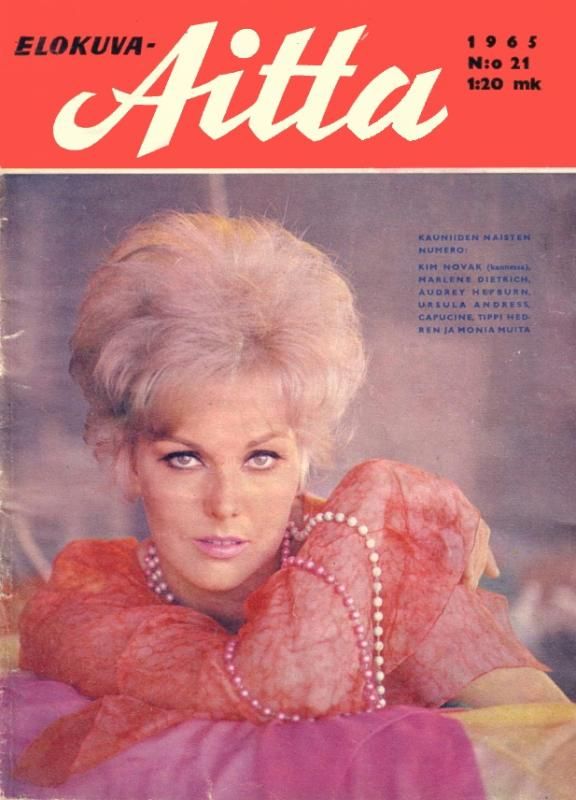 ELOKUVA-AITTA magazine side cover Issue 21  1965