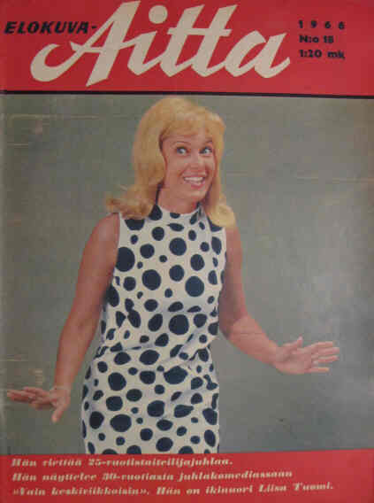 ELOKUVA-AITTA magazine side cover Issue 18  1966