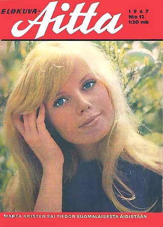ELOKUVA-AITTA magazine side cover Issue 12  1967