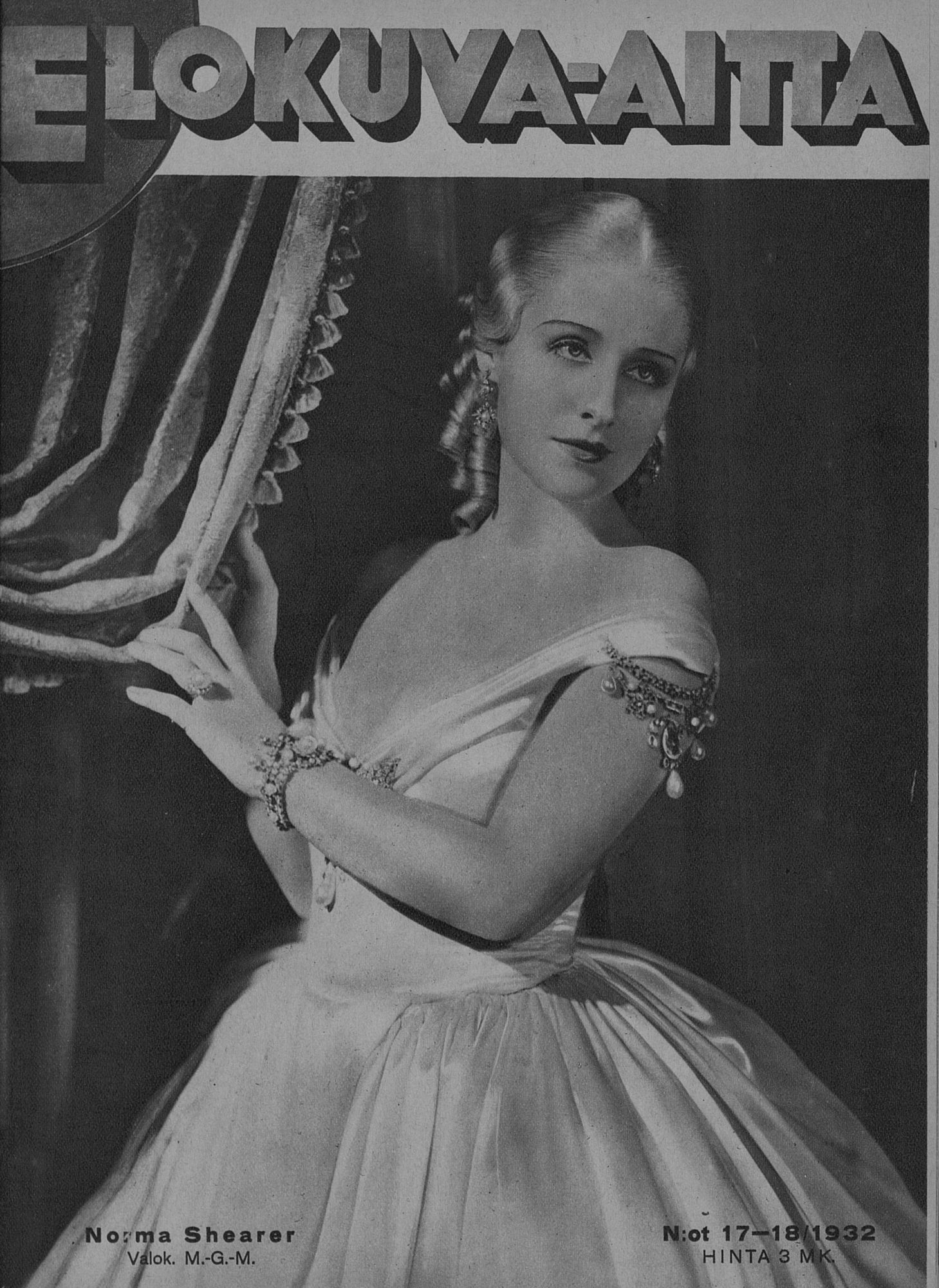ELOKUVA-AITTA magazine side cover Issue 17-18 1 December 1932