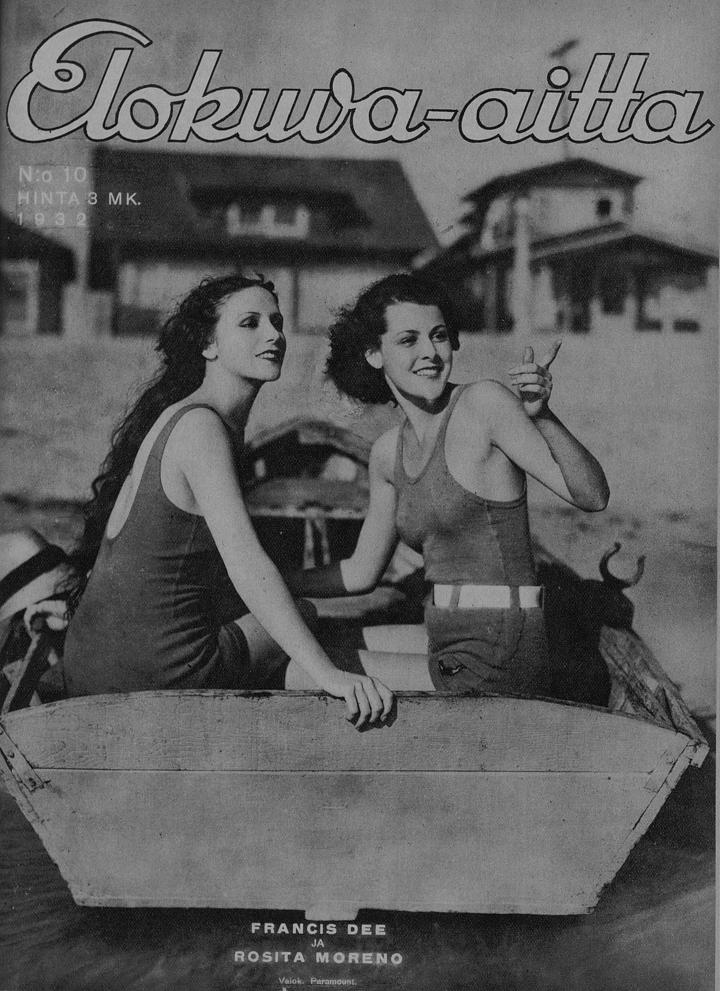 ELOKUVA-AITTA magazine side cover Issue 10   1932