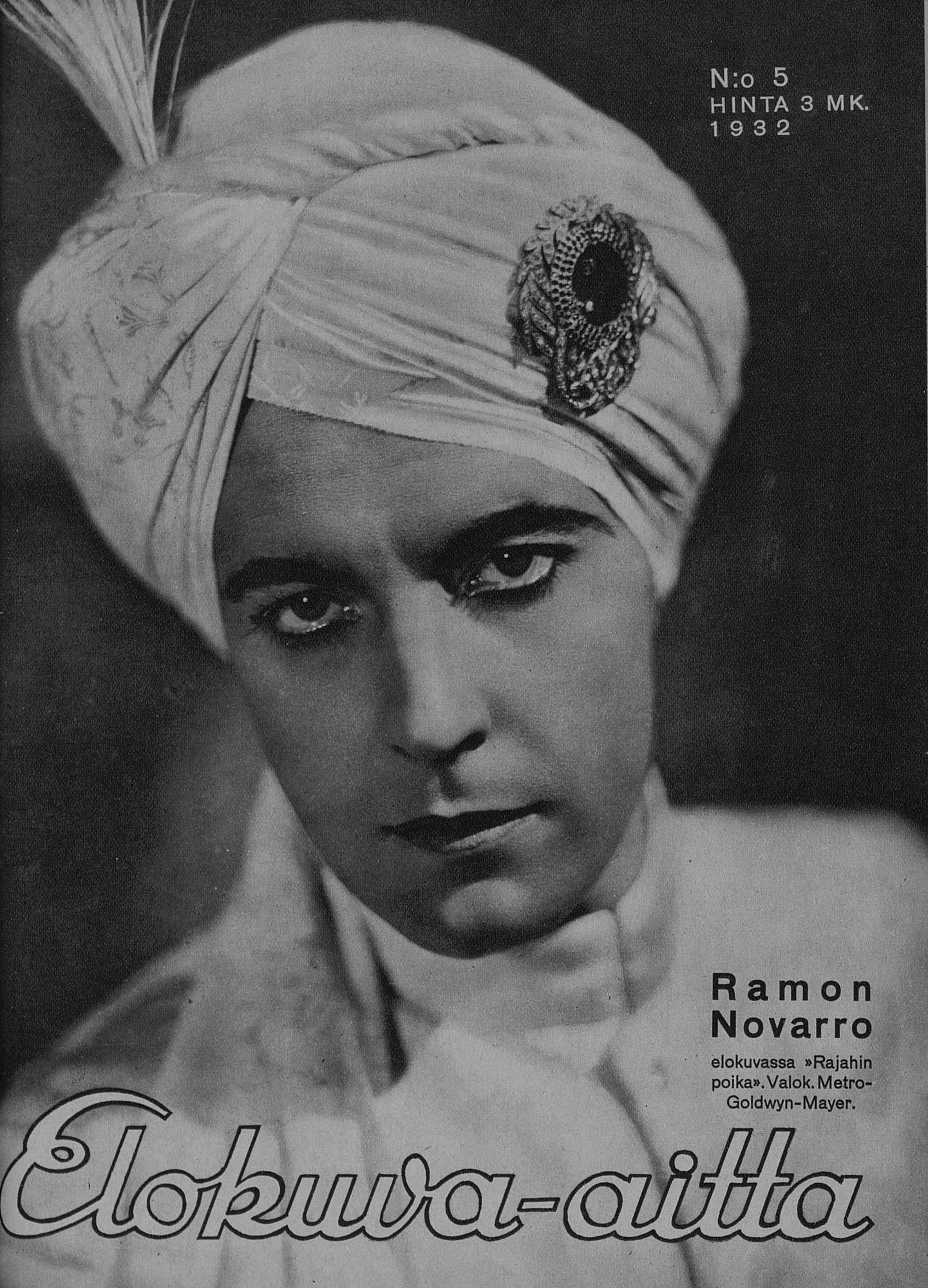 ELOKUVA-AITTA magazine side cover Issue 5   1932